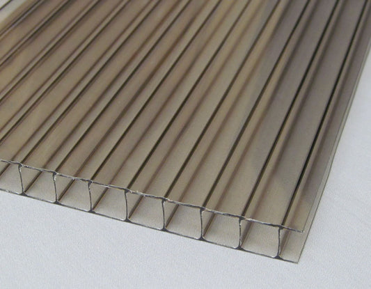 Twin Wall - Bronze (Smoke) 10mm - Polycarbonate Sheets