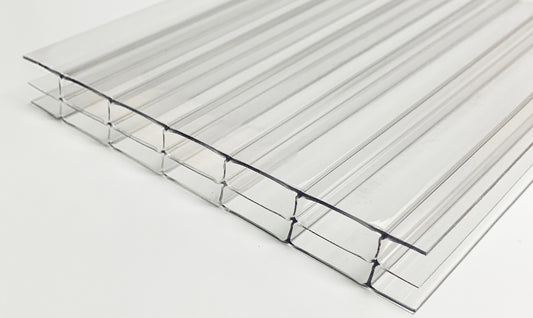 Triple Wall - Clear 16mm - Polycarbonate Sheets